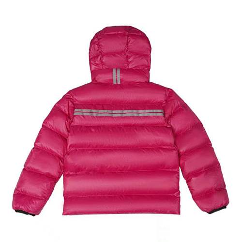 Canada Goose Hot Pink Crofton Hooded Down Jacket