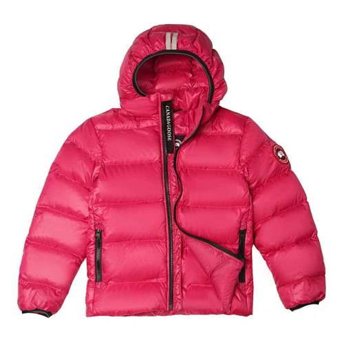 Canada Goose Hot Pink Crofton Hooded Down Jacket