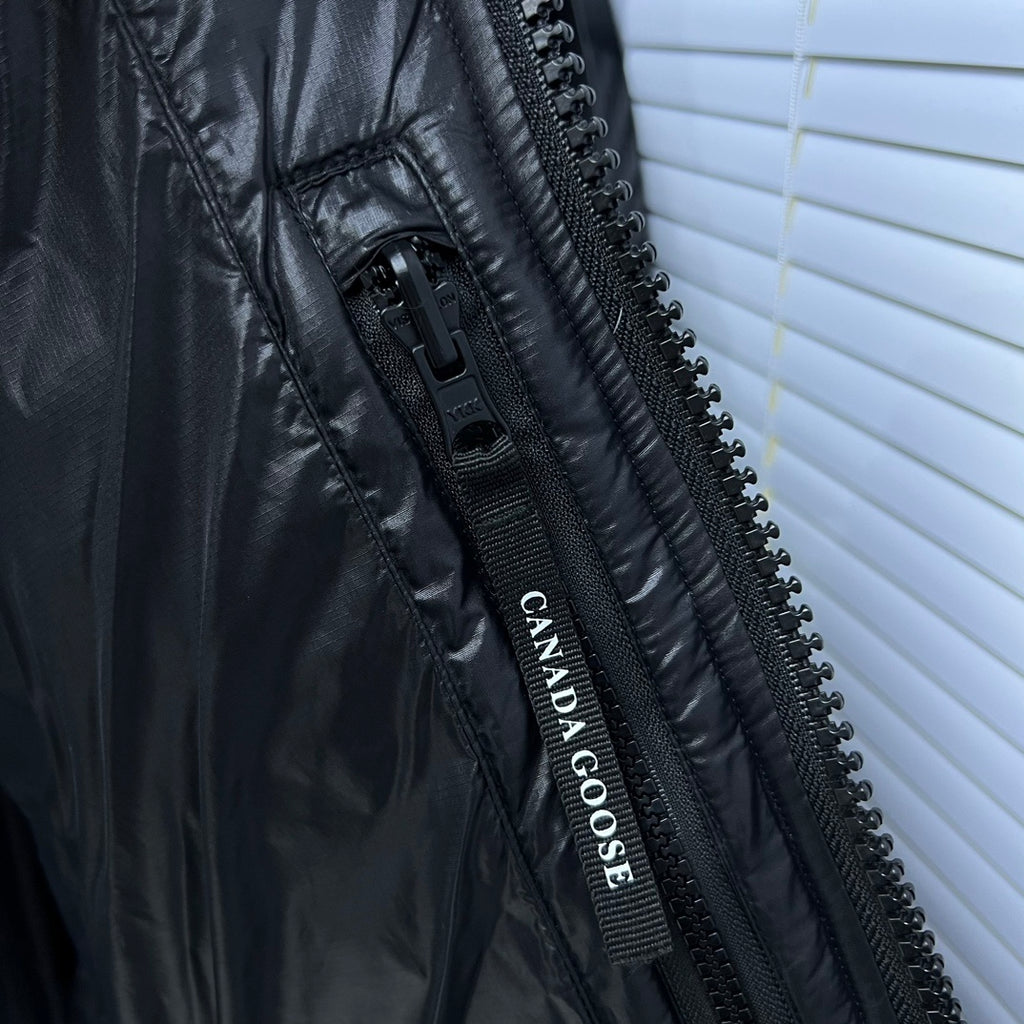 Canada Goose Black Hooded Puffer Down Jacket