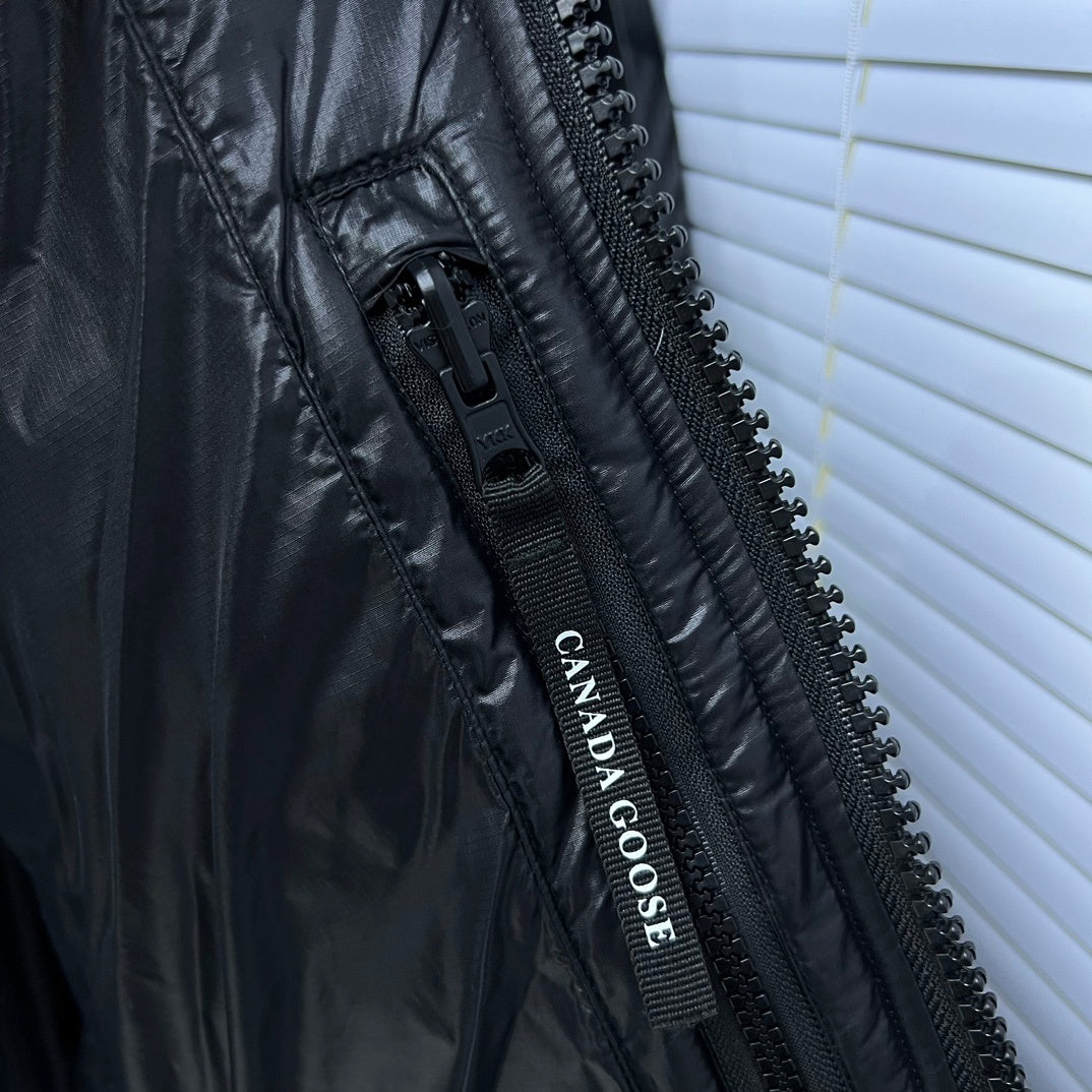 Canada Goose Black Hooded Puffer Down Jacket