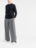 Golden Goose logo-patch wool jumper