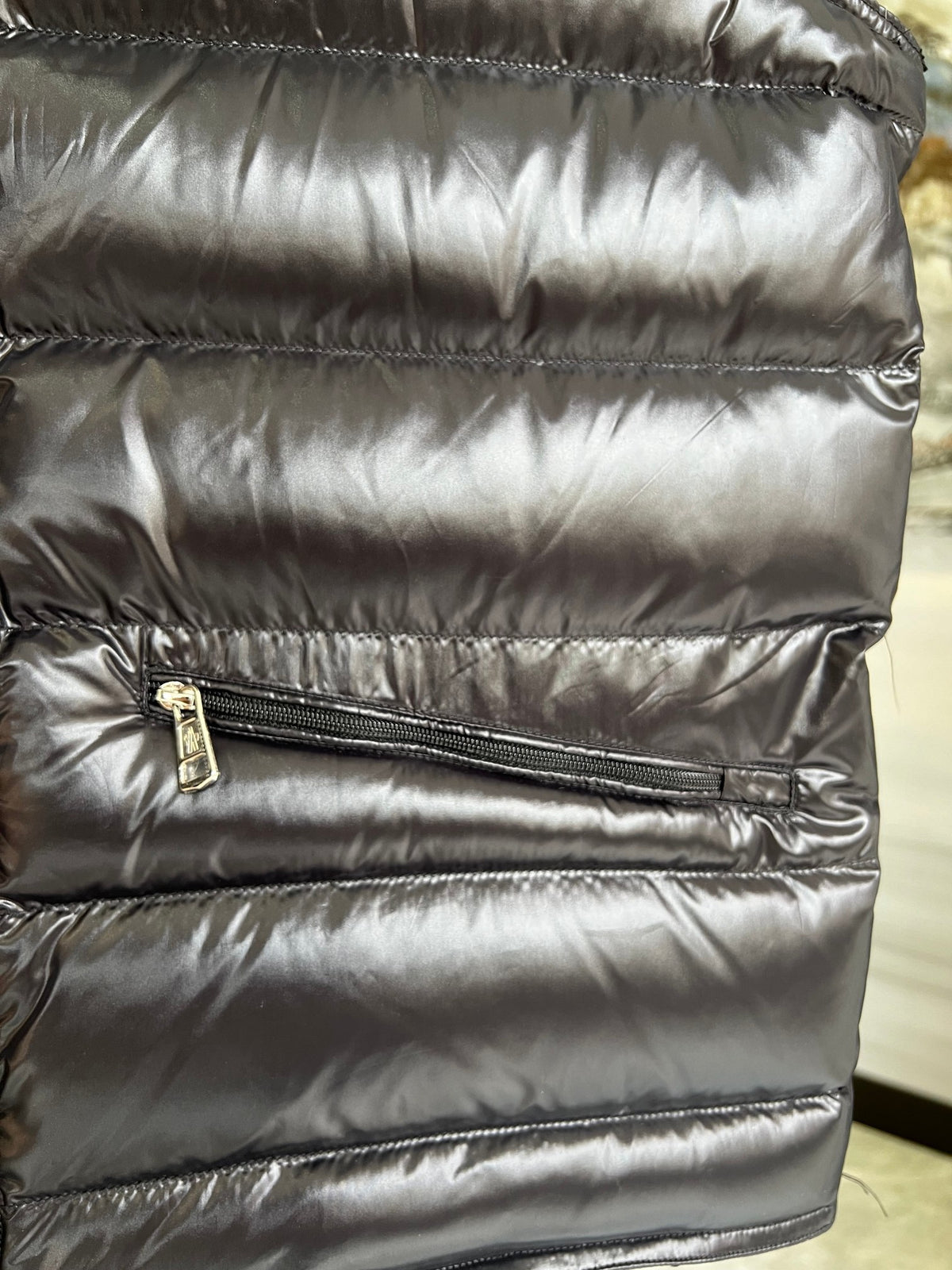 Moncler Black Down Puffer Vest