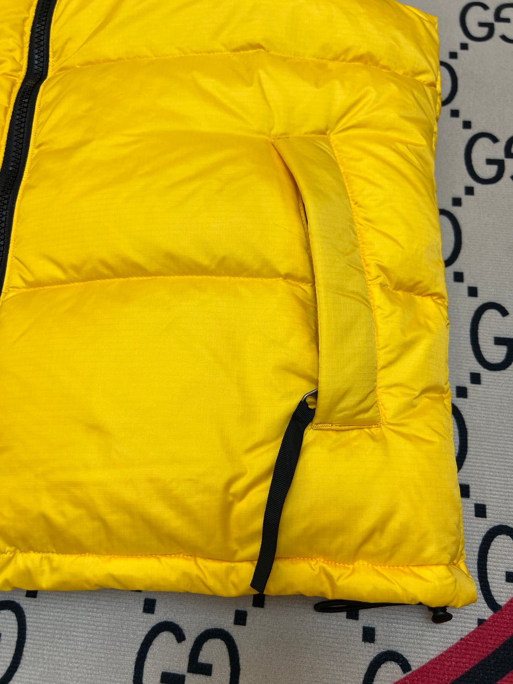 The North Face Yellow 700 Fill Puffer Vest