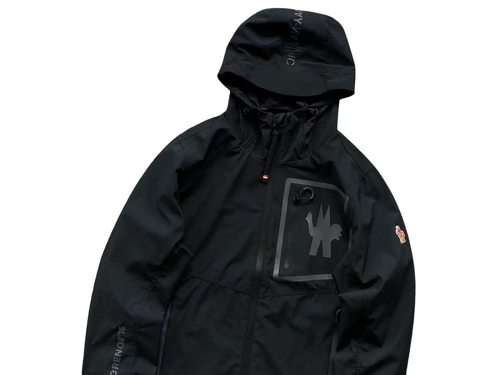 Moncler Black Grenoble Hooded Zip-Up Jacket