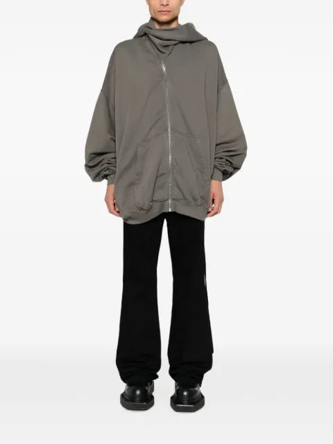 Rick Owens Tower Mountain Hun hoodie in furka heavy sweatshirt jersey