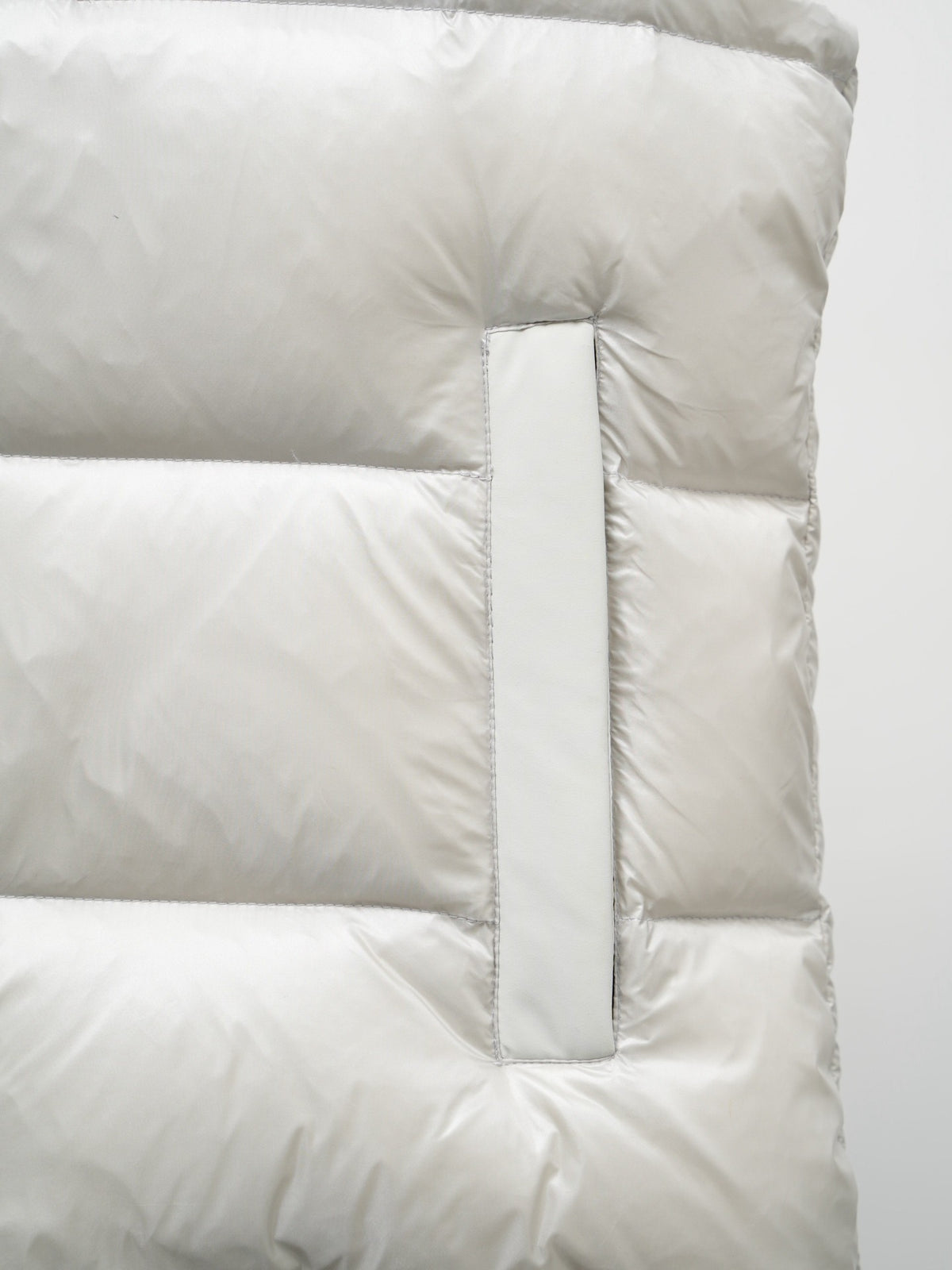 Moose Knuckles White Down Puffer Vest
