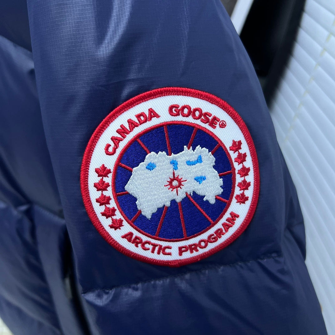 Canada Goose Navy Arctic Program Hooded Down Puffer Jacket