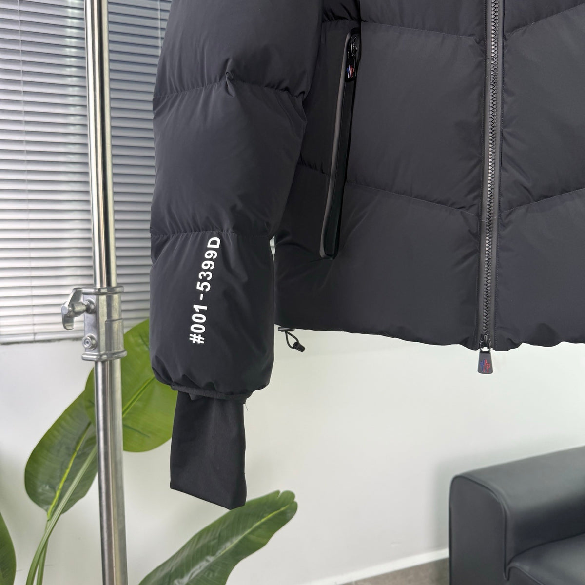Moncler Grenoble Black Rochers de Naye Hooded Down Jacket