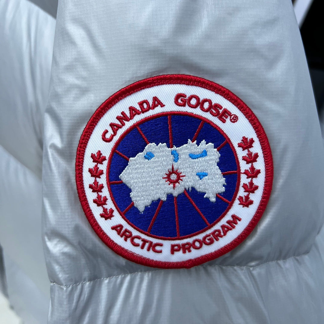 Canada Goose Silver Arctic Program Hooded Down Puffer Jacket