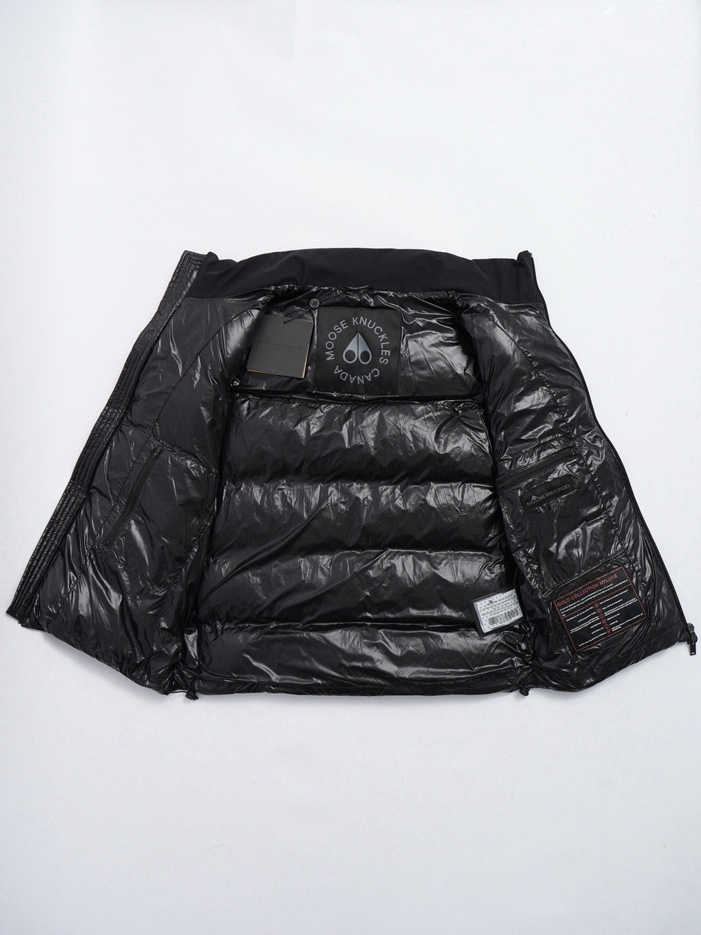 Moose Knuckles Black Down Puffer Vest