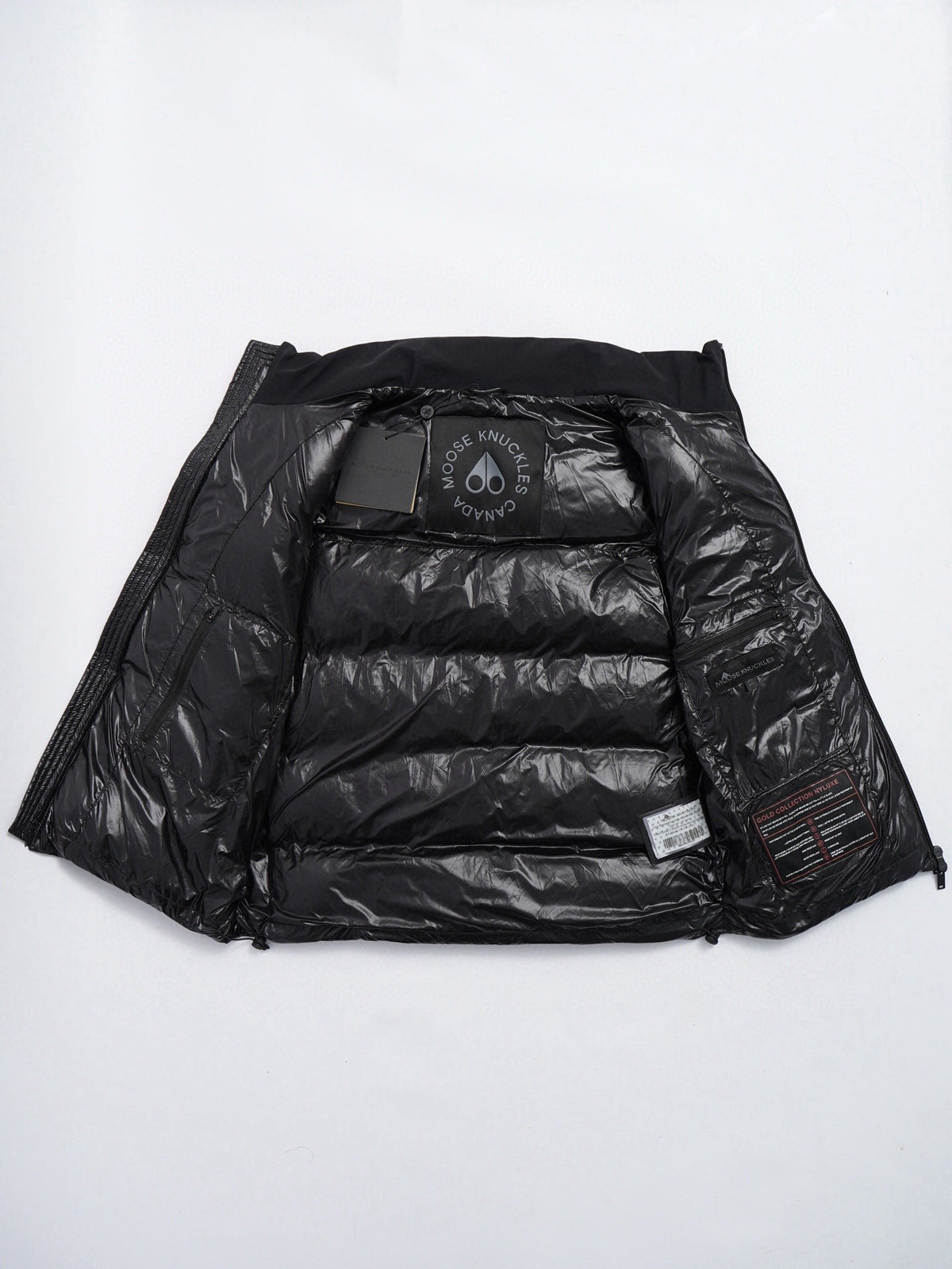 Moose Knuckles Black Down Puffer Vest