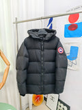 Canada Goose Black Arctic Program Mid-Length Hooded Down Parka