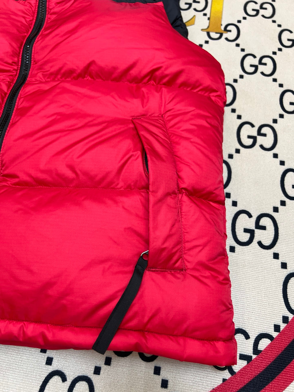 The North Face Red 700 Fill Puffer Vest