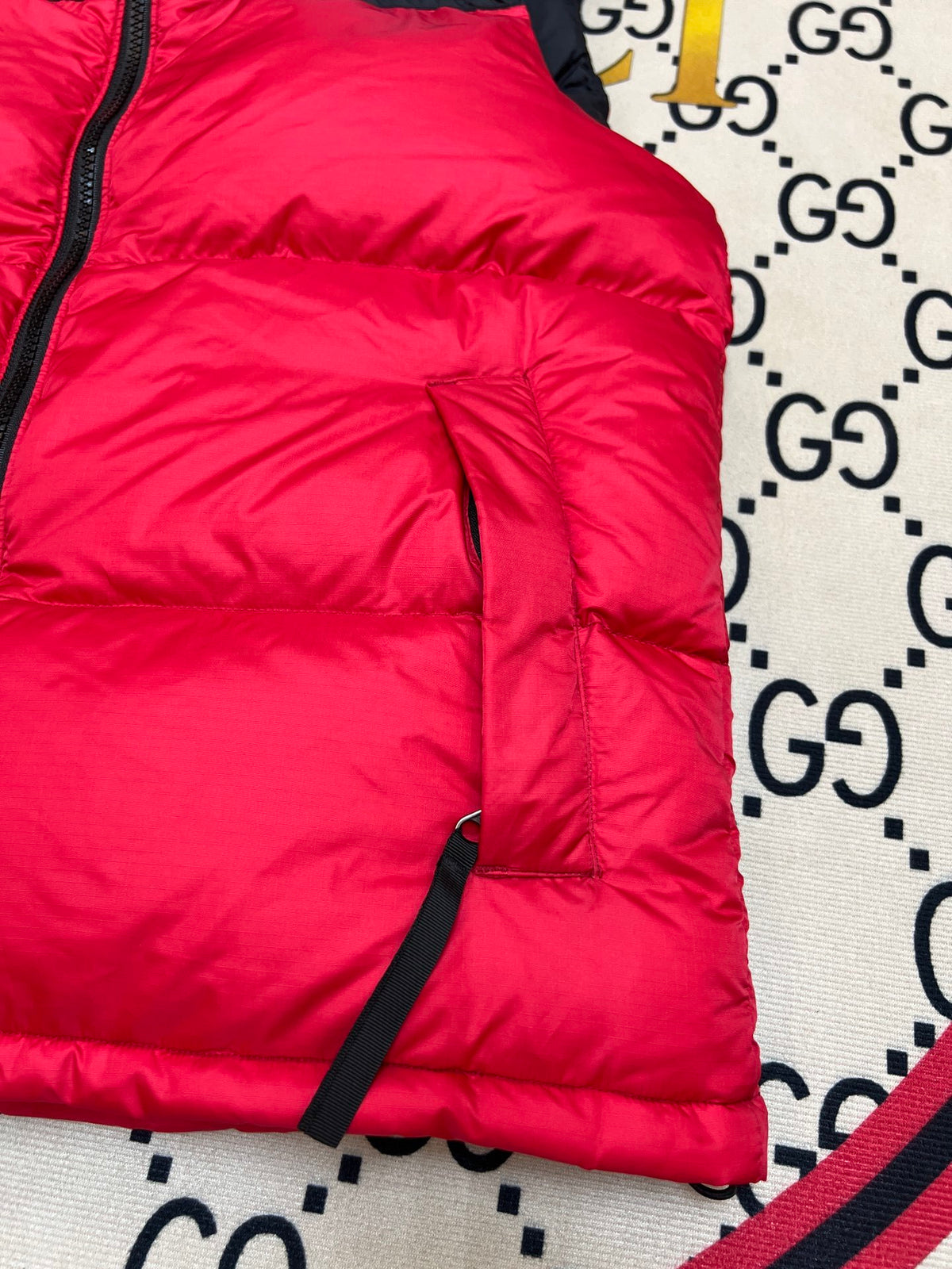 The North Face Red 700 Fill Puffer Vest