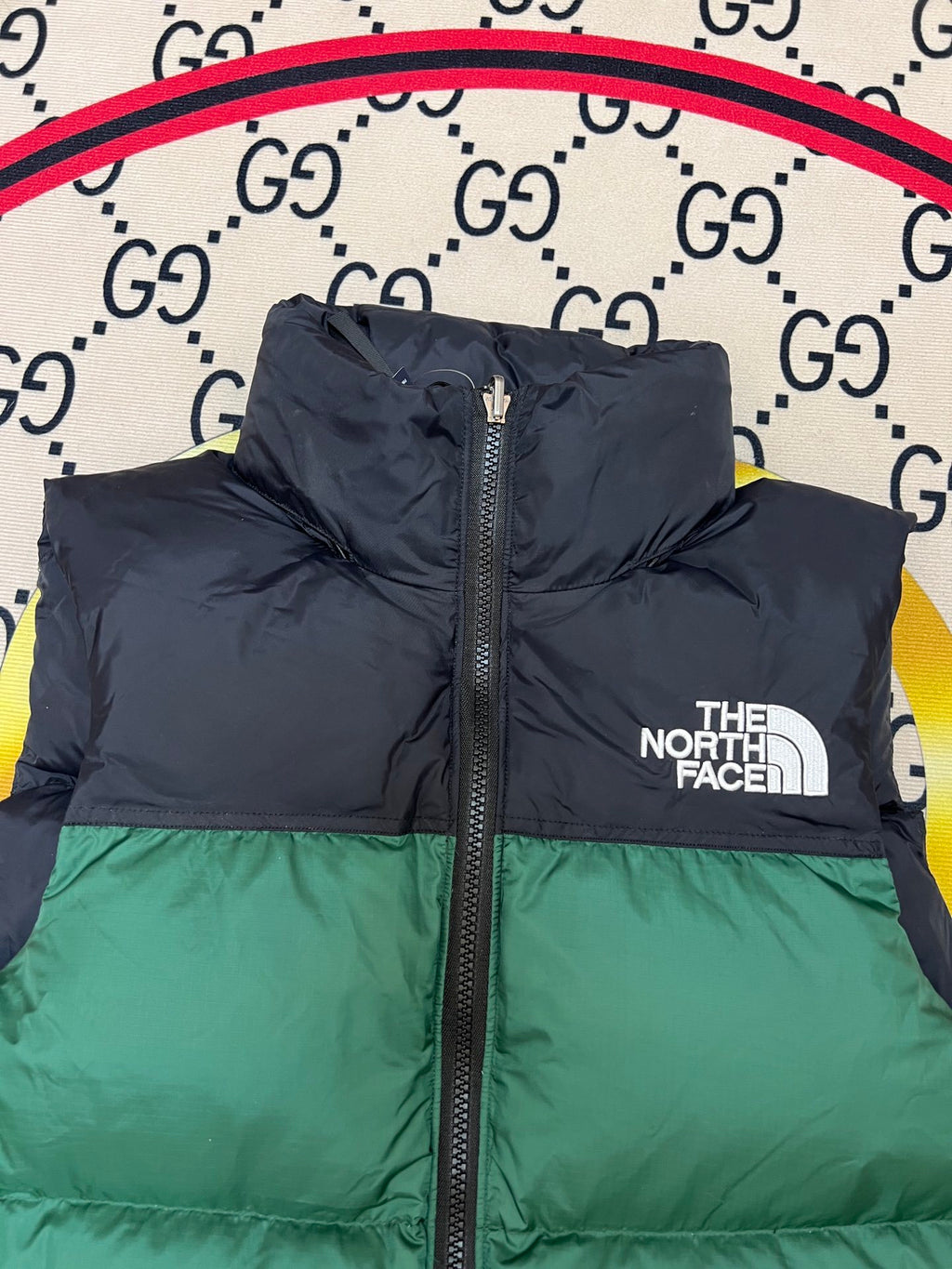 The North Face Forest Green 700 Fill Puffer Vest