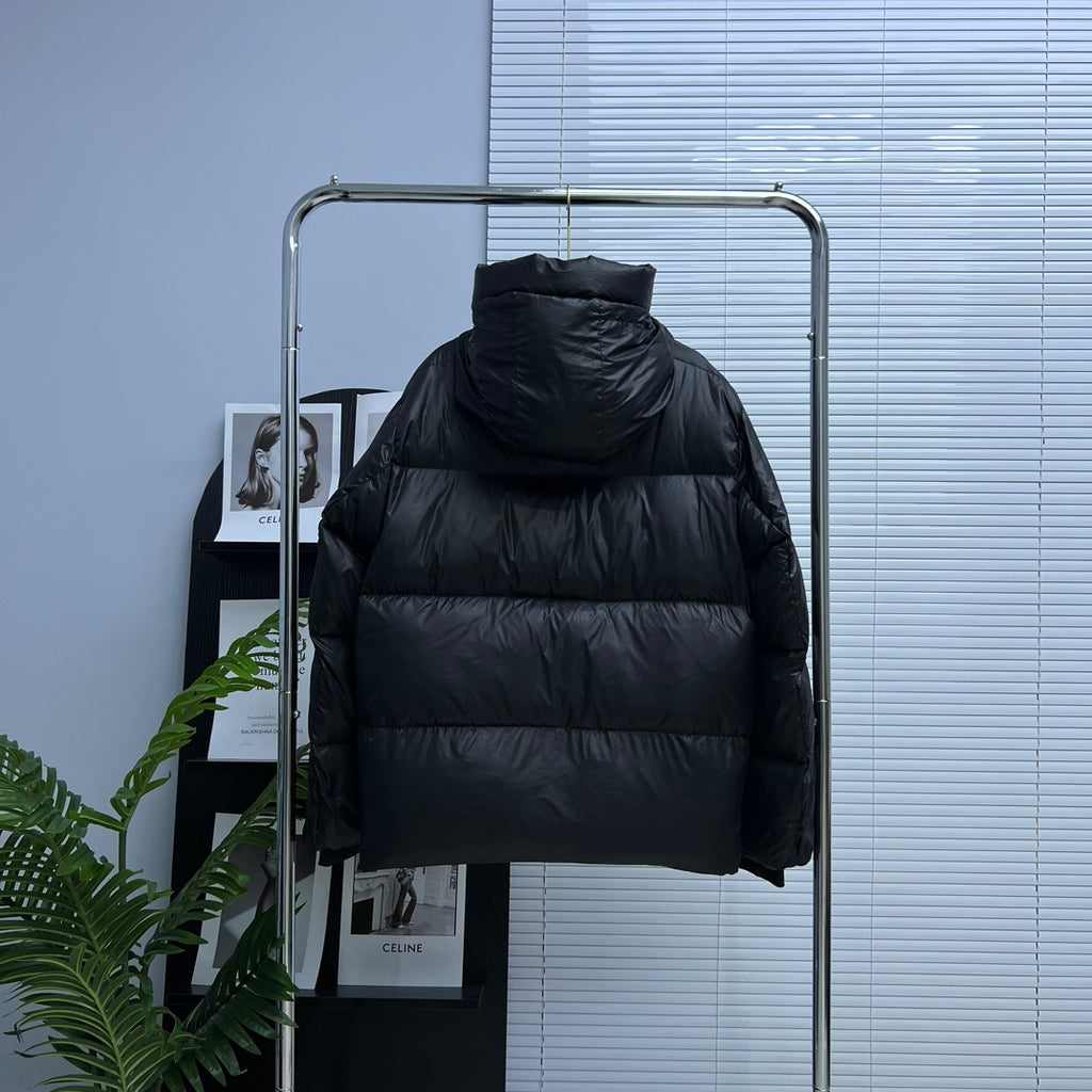 Canada Goose Black Hooded Puffer Down Jacket