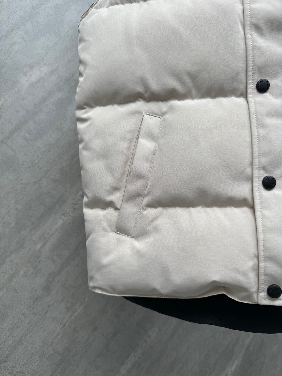 Canada Goose Cream Down Puffer Vest