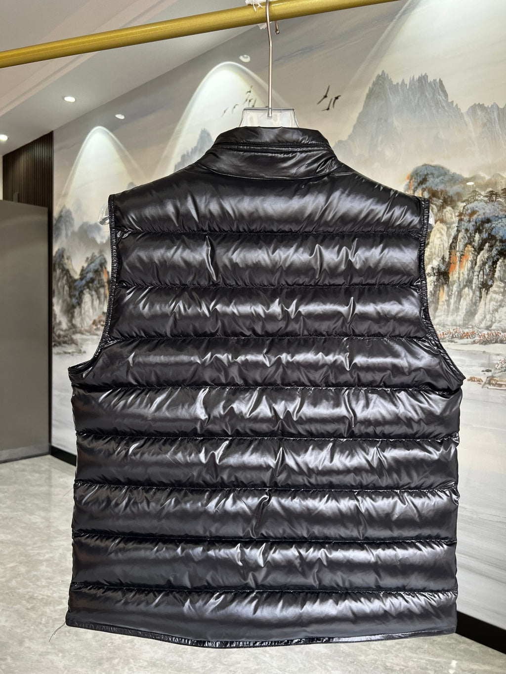 Moncler Black Down Puffer Vest