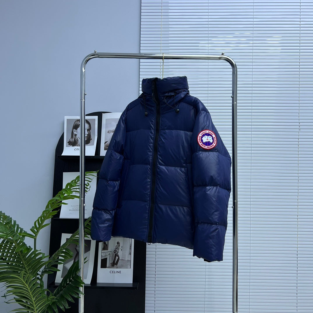 Canada Goose Navy Arctic Program Hooded Down Puffer Jacket