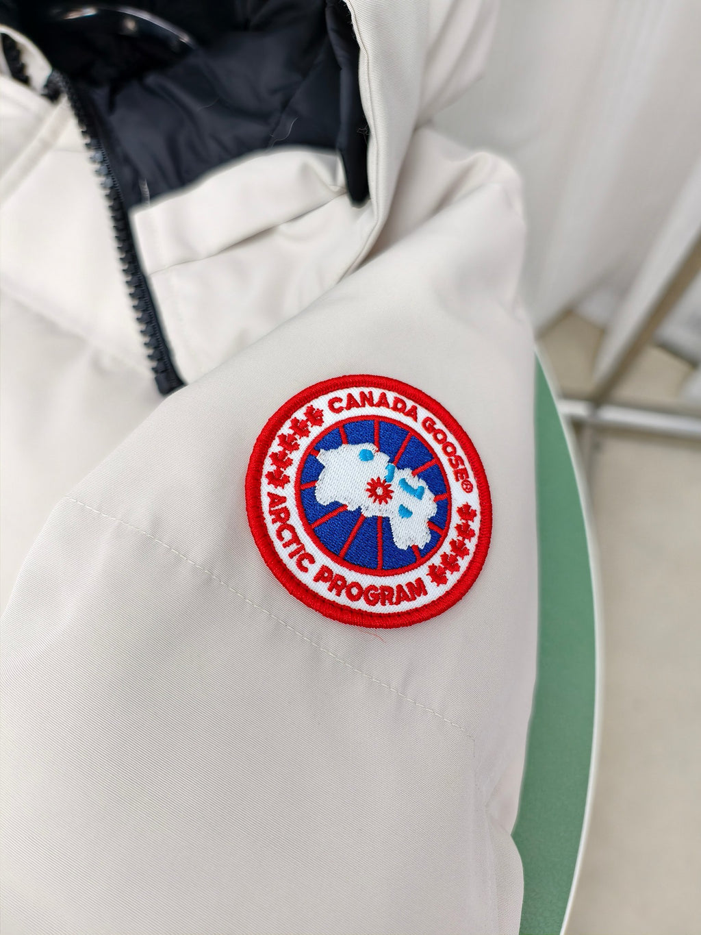Canada Goose White Down Parka