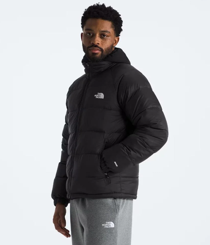 Moose Knuckles White Black Ribbed Contrast Fur Trim Hooded Bomber Down Jacket