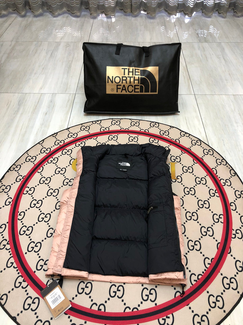 The North Face Pink 700 Fill Puffer Vest
