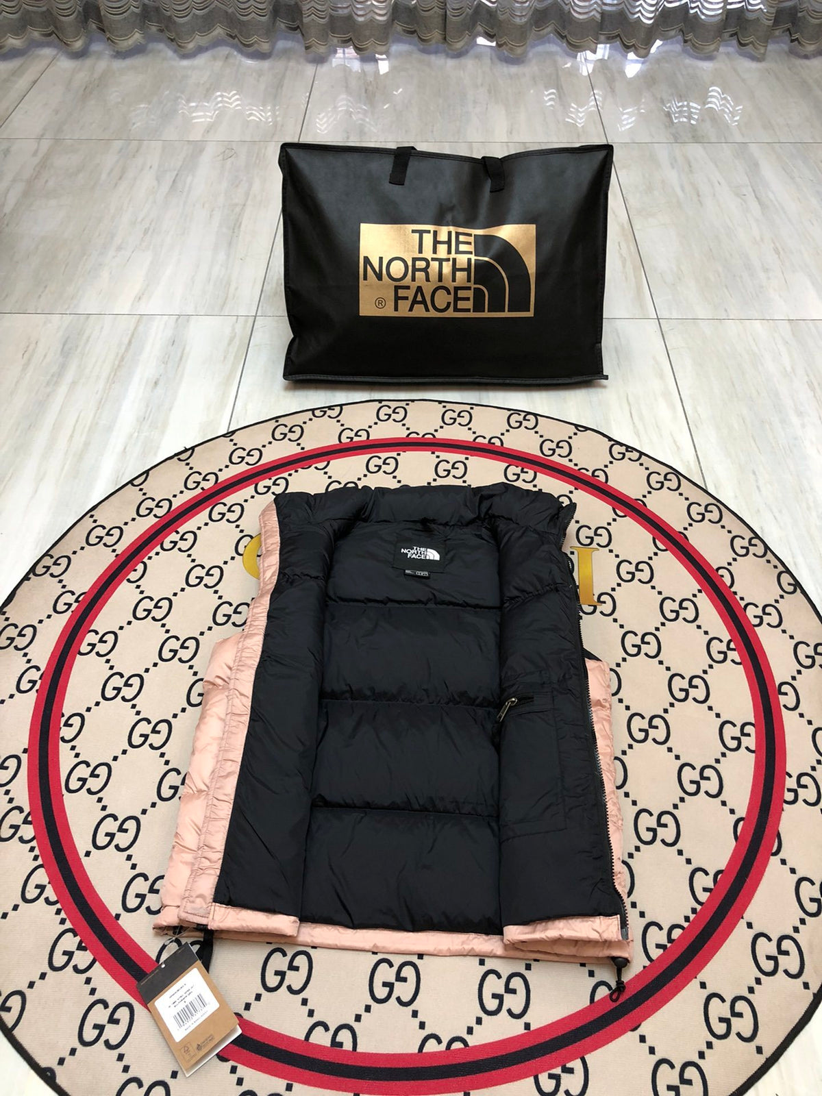 The North Face Pink 700 Fill Puffer Vest
