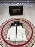 The North Face White 700 Fill Puffer Vest