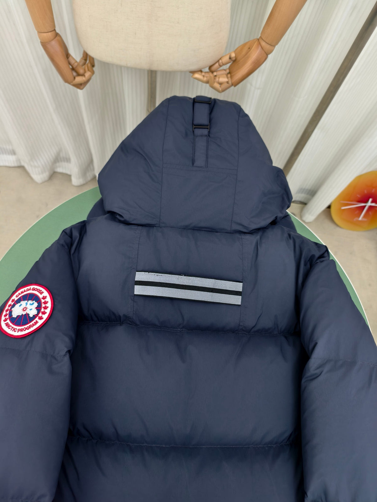 Canada Goose Navy Arctic Program Mid-Length Hooded Down Parka