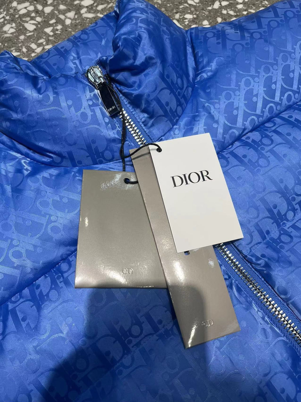 Dior Royal Blue Down Puffer Vest