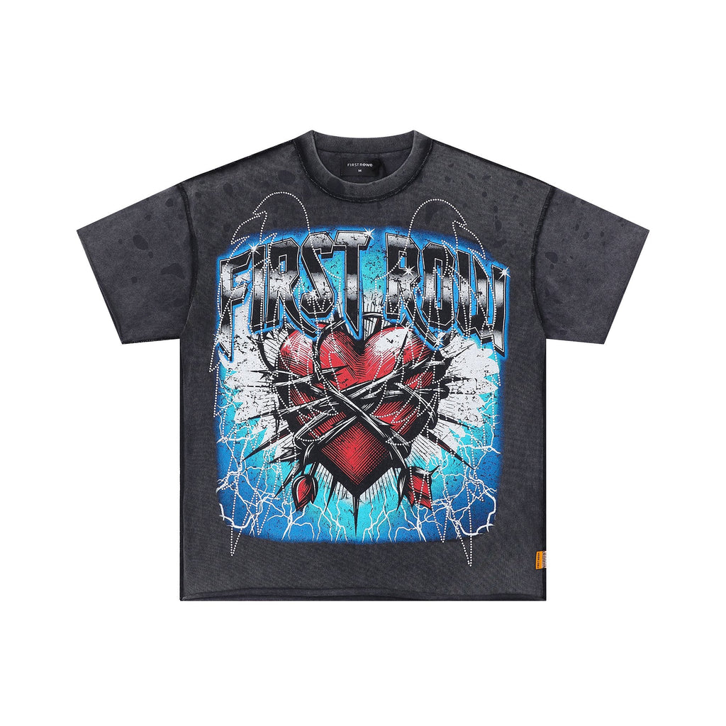 FIRST ROW A Sacred Vow Wing Graphic T-Shirt