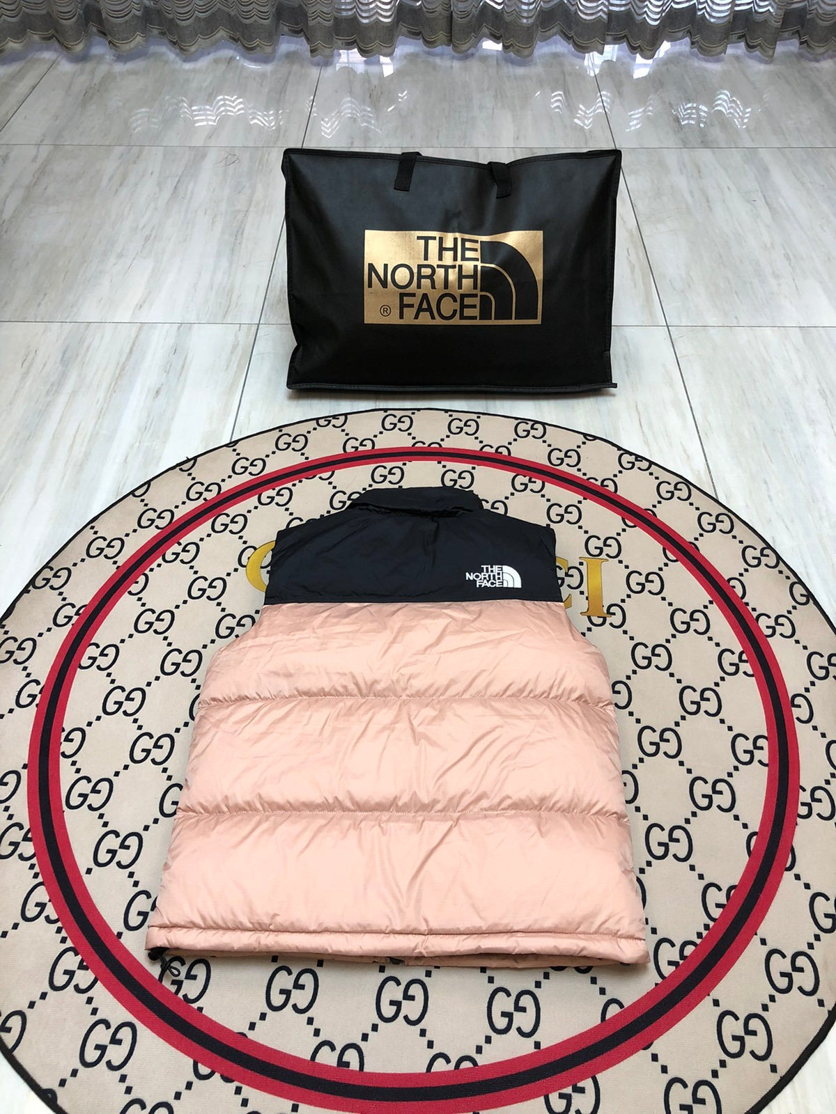 The North Face Pink 700 Fill Puffer Vest