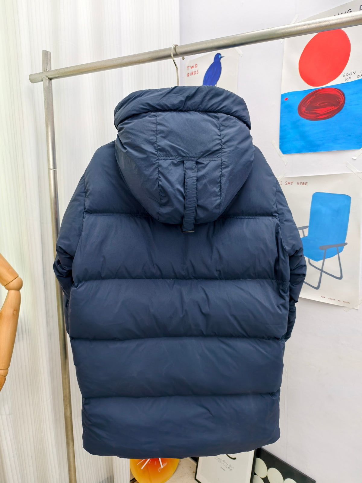 Canada Goose Navy Arctic Program Mid-Length Hooded Down Parka