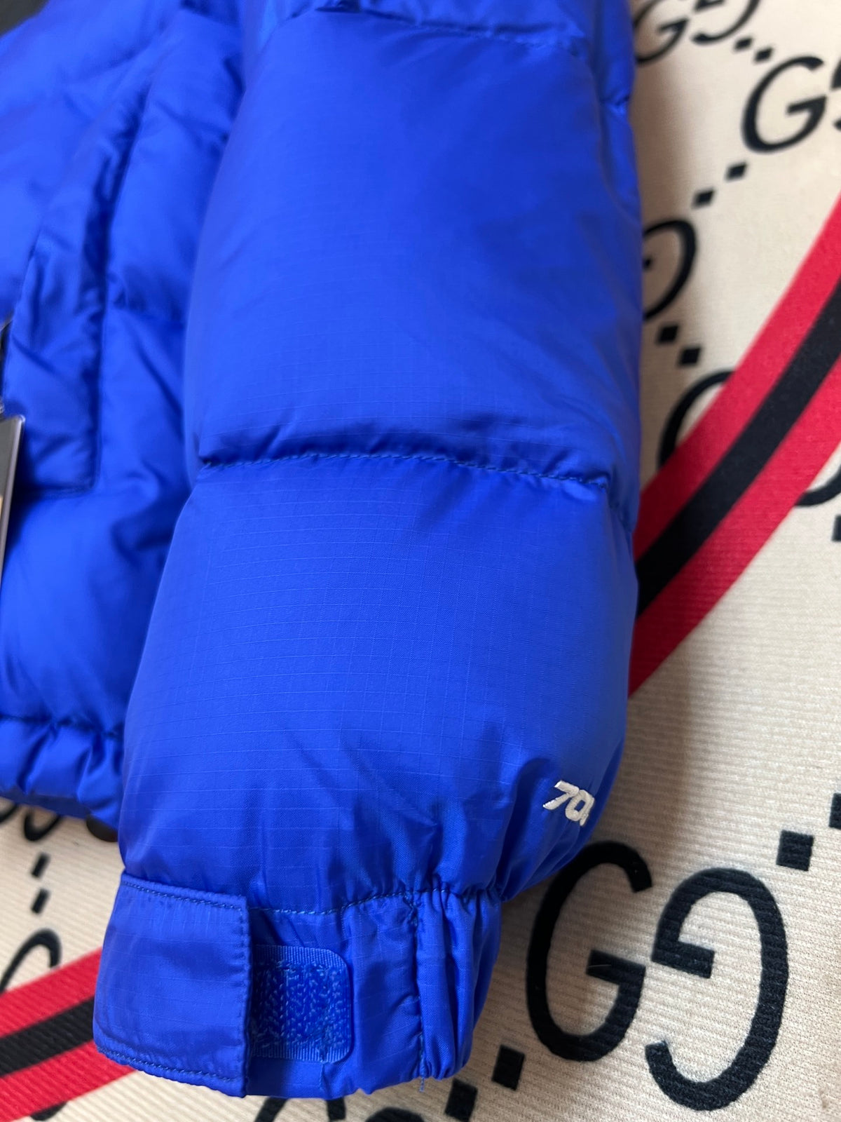 The North Face Blue Black 1992 Nuptse 700 Fill Power Down Jacket