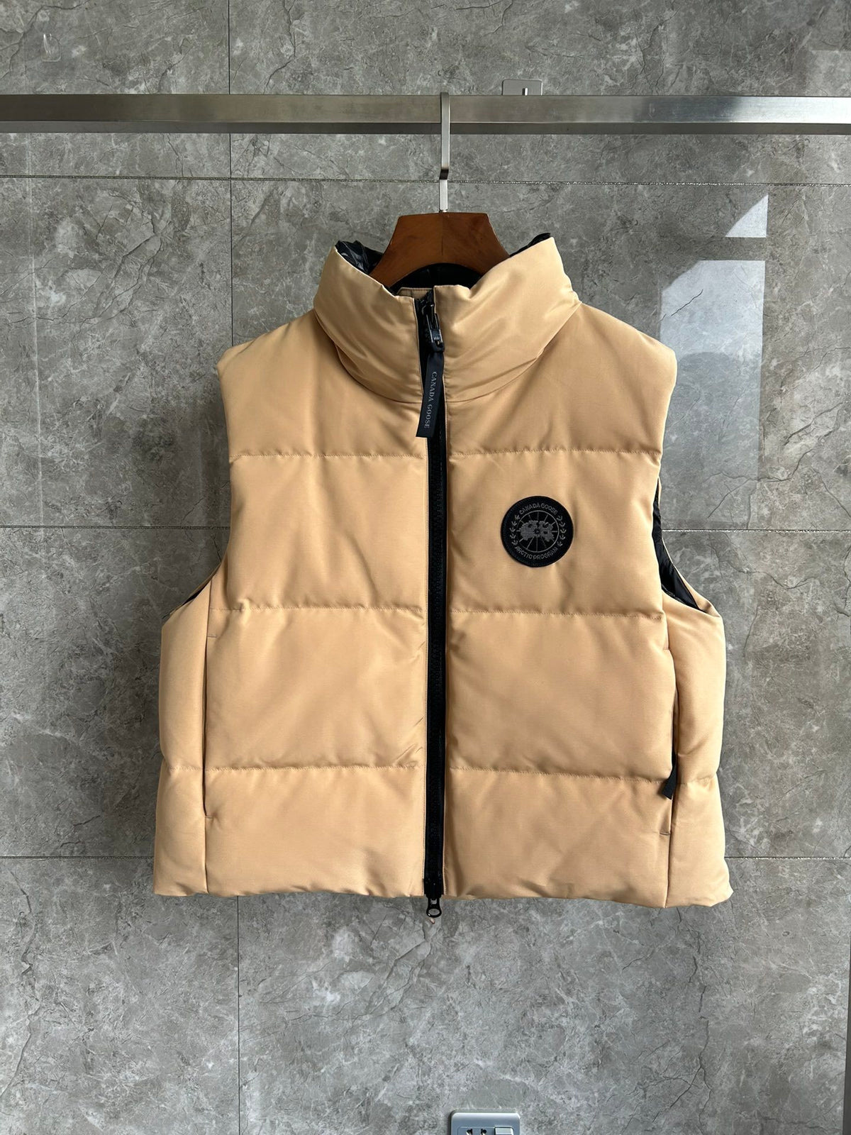 Canada Goose Sand Yellow Down Puffer Vest