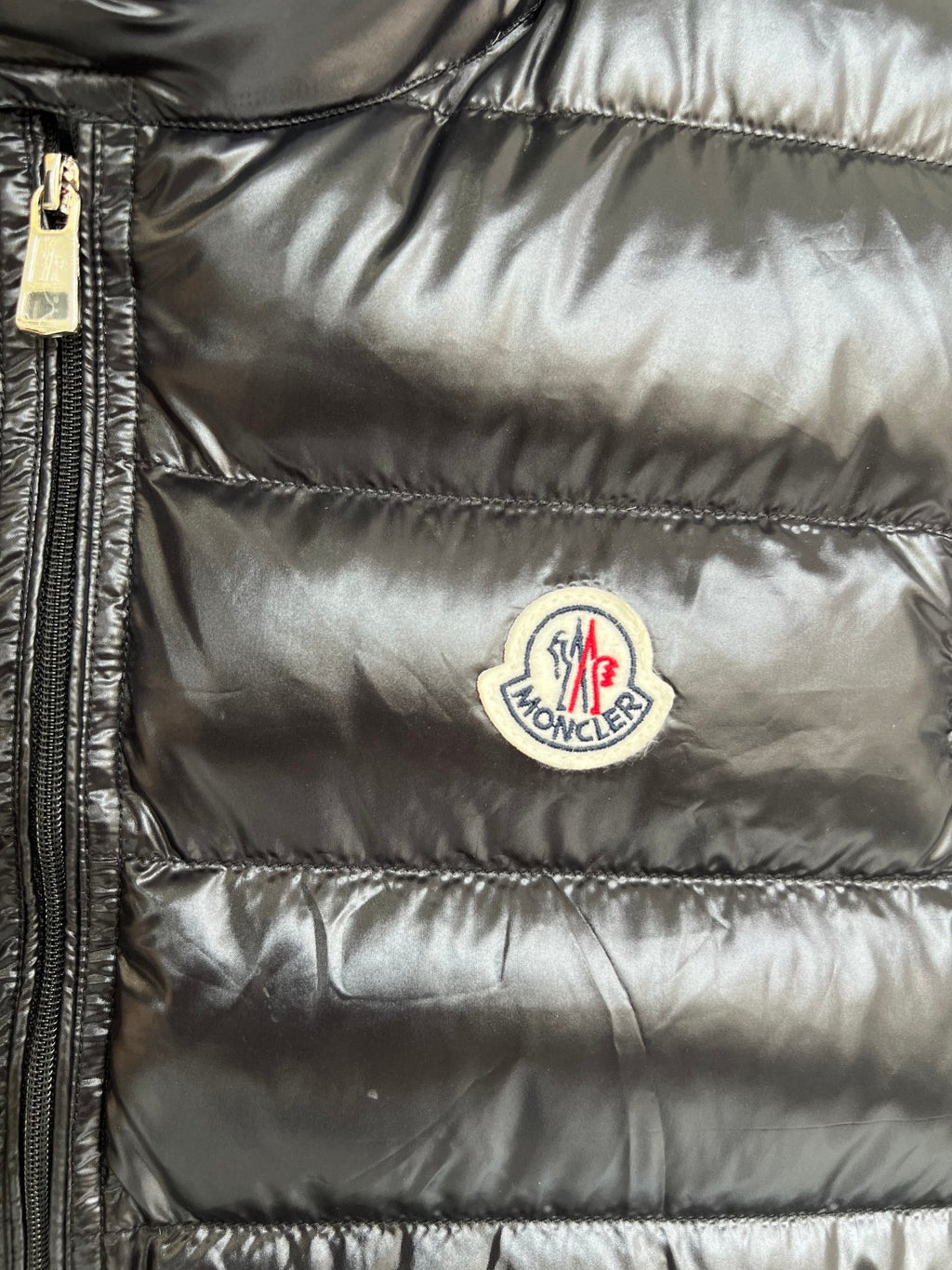 Moncler Black Down Puffer Vest