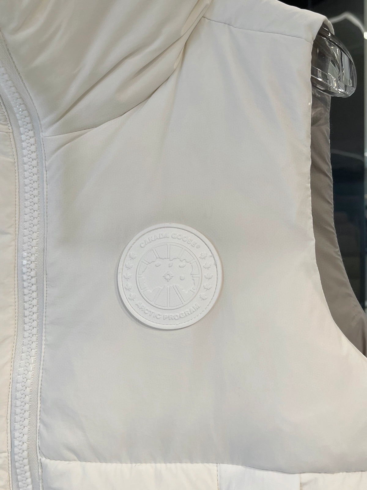 Canada Goose White Down Puffer Vest