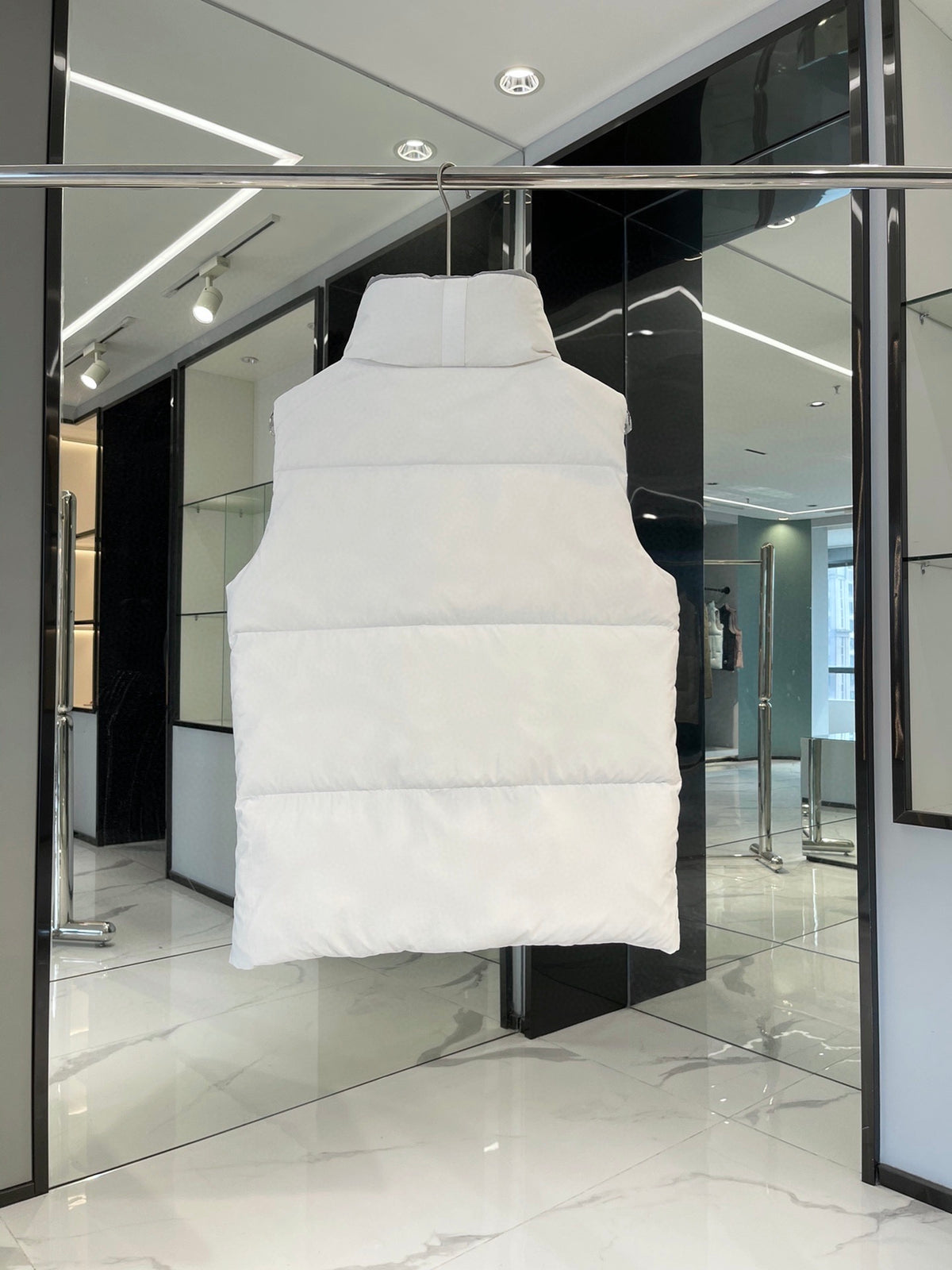 Canada Goose White Down Puffer Vest
