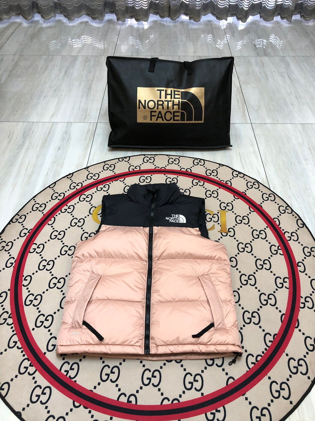 The North Face Pink 700 Fill Puffer Vest