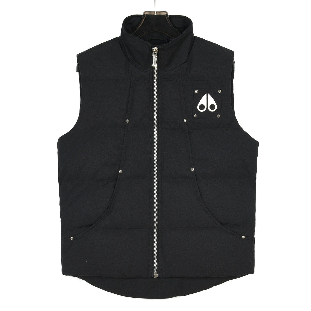 Moose Knuckles Black Down Quilted Vest