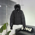 Moncler Grenoble Black Rochers de Naye Hooded Down Jacket