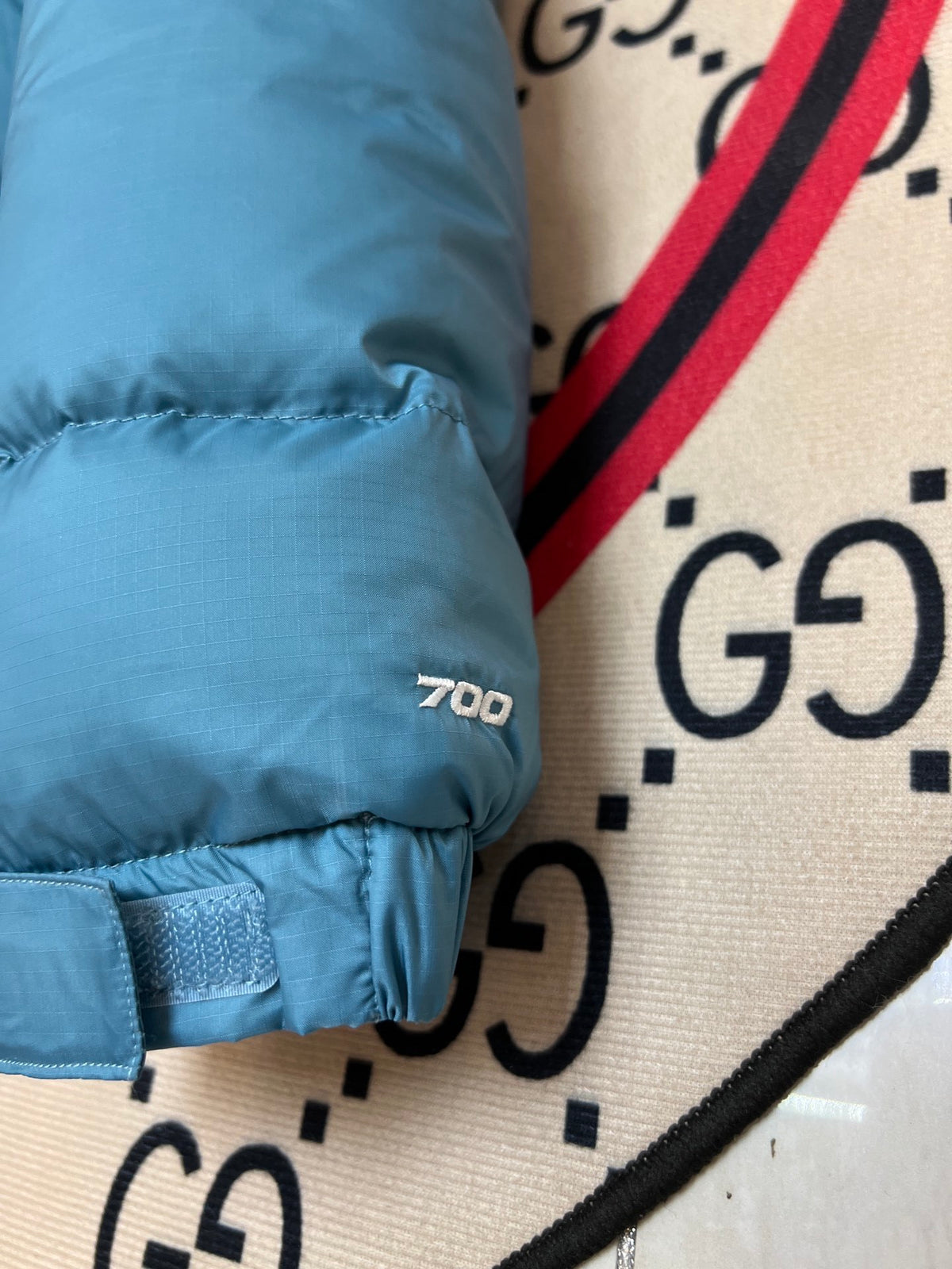 The North Face Teal 1992 Nuptse 700 Fill Power Down Jacket