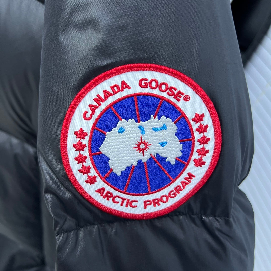 Canada Goose Black Hooded Puffer Down Jacket