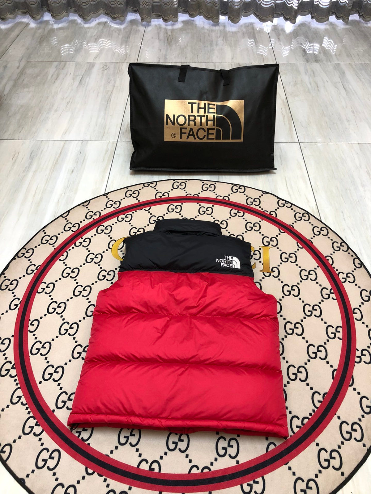 The North Face Red 700 Fill Puffer Vest