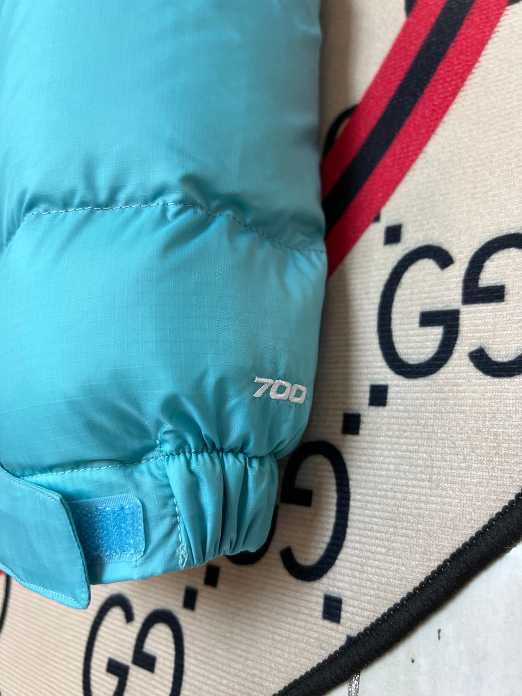 The North Face Cyan Purple 1992 Nuptse 700 Fill Power Down Jacket