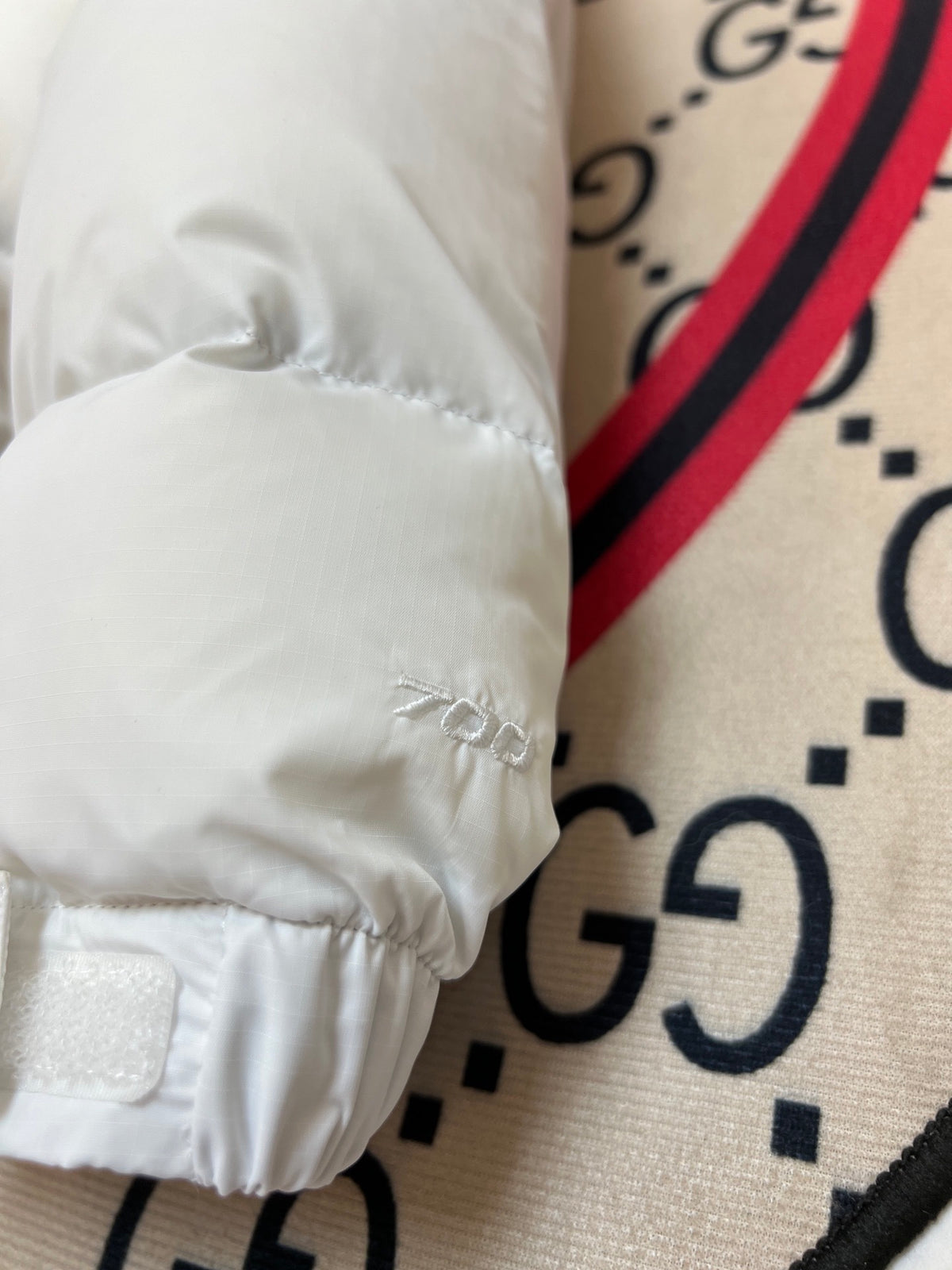 The North Face White Black 1992 Nuptse 700 Fill Power Down Jacket