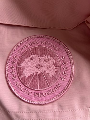 Canada Goose Dusty Pink Hooded Puffer Parka