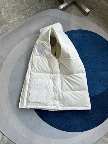 Canada Goose White Down Puffer Vest
