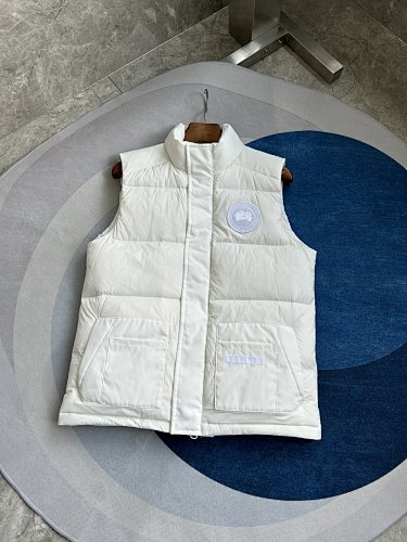 Canada Goose White Down Puffer Vest
