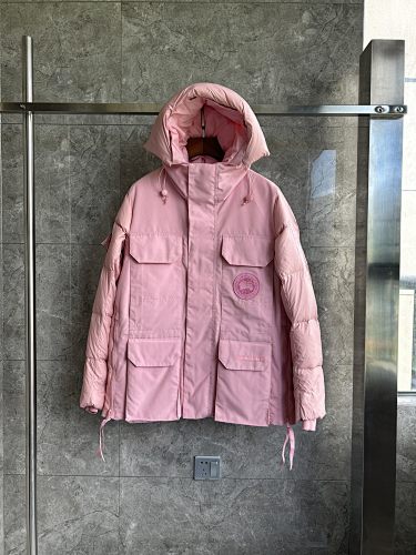 Canada Goose Dusty Pink Hooded Puffer Parka